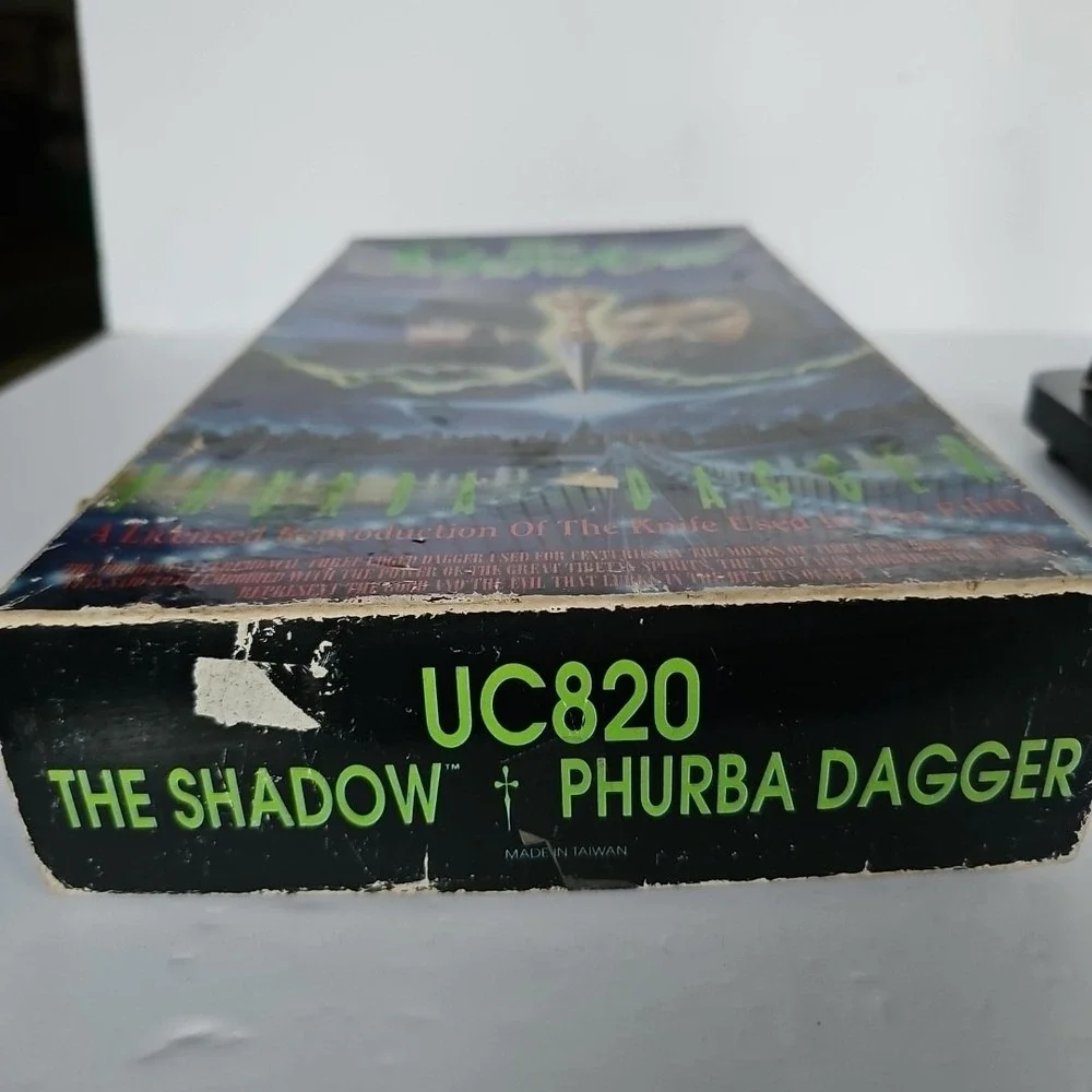 Vintage The Shadow Tibetan‎ Phurba Dagger 1994 Licensed Reproduction In Box 1674